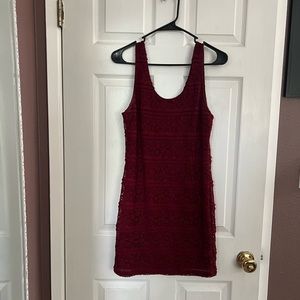 Forever 21. Burgundy dress.